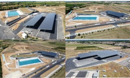 Centre aquatique : une installation solaire sur les ombrières du parking couvre 30% de sa consommation d’électricité