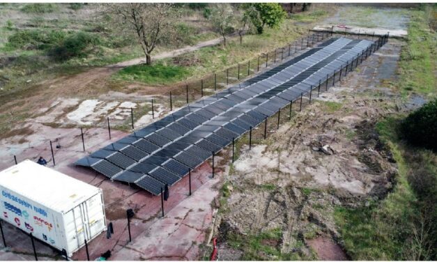 Inauguration de la 1e centrale solaire mobile à Lille Mont-de-Terre