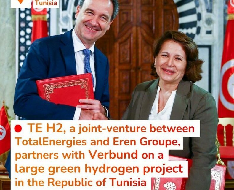 Hydrogène vert : TE H2 s’associe à Verbund pour un projet à grande échelle en Tunisie