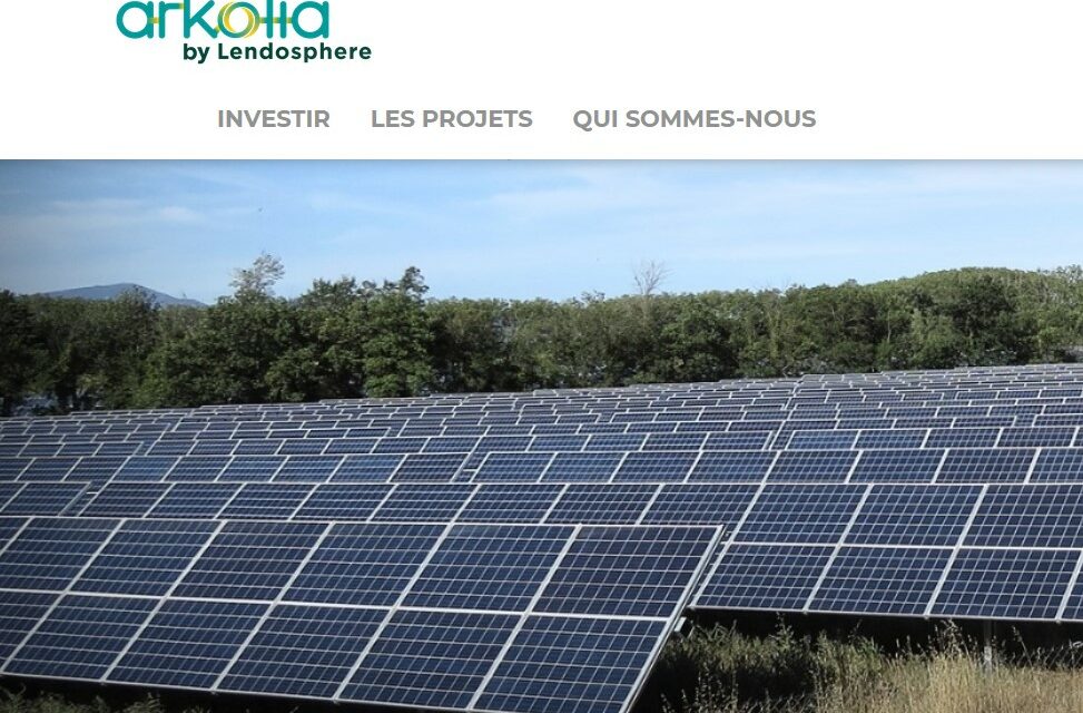 Solaire : 1 M€ levés en 3 jours et lancement du portail Arkolia by Lendosphere