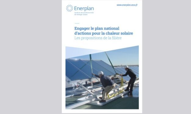 Chaleur solaire : Enerplan détaille ses propositions pour un plan d’actions national