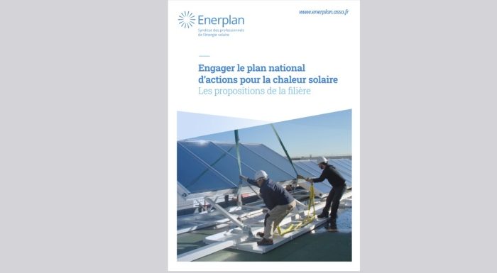 Chaleur solaire : Enerplan détaille ses propositions pour un plan d’actions national