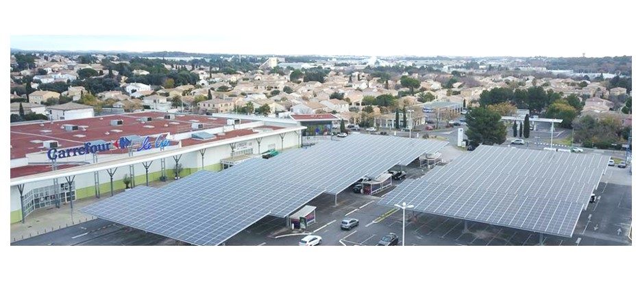 GreenYellow signe un partenariat avec Carrefour pour la solarisation des parkings de 350 sites en France