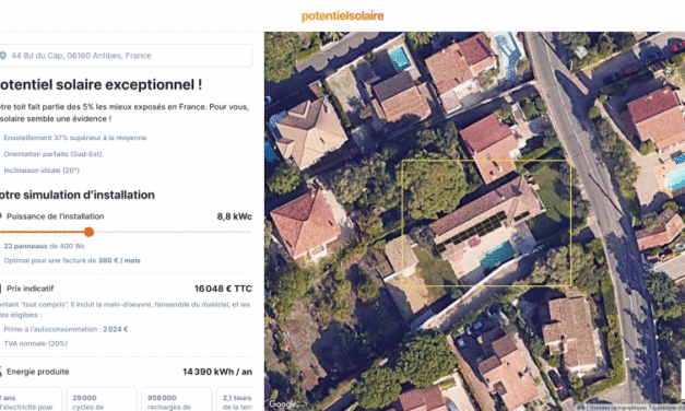 Lancement de Potentielsolaire : Un outil pour comprendre le potentiel solaire de sa maison