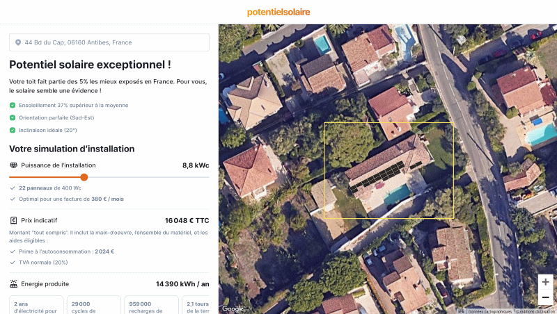 Lancement de Potentielsolaire : Un outil pour comprendre le potentiel solaire de sa maison