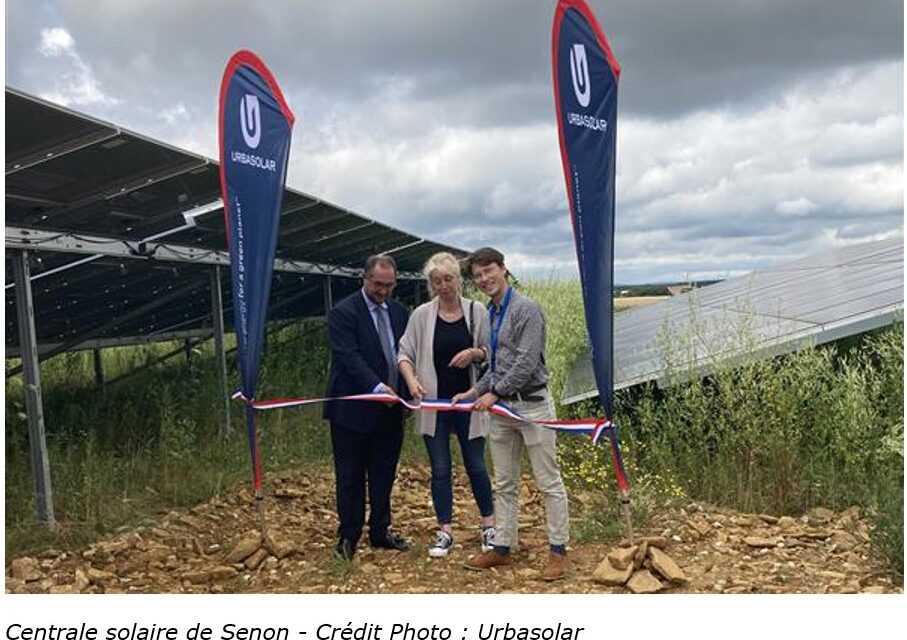 Urbasolar inaugure des centrales à Senon, Lombron et St-Brice-Courcelles