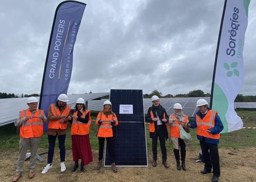 Grand Poitiers Photovoltaïque : Sorégies et Grand Poitiers concrétisent leur partenariat pour la production d’énergie solaire locale