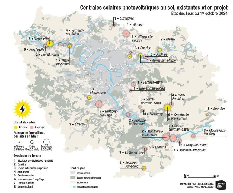 Centrales solaires au sol : la dynamique s’accélère en Île-de-France