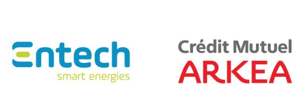 Entech installe des ombrières photovoltaïques pour le Crédit Mutuel Arkéa