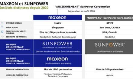 Maxeon se recentre exclusivement sur le marché américain