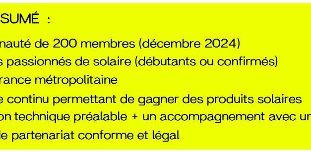 Sunology lance son réseau de vente à domicile de solutions solaires