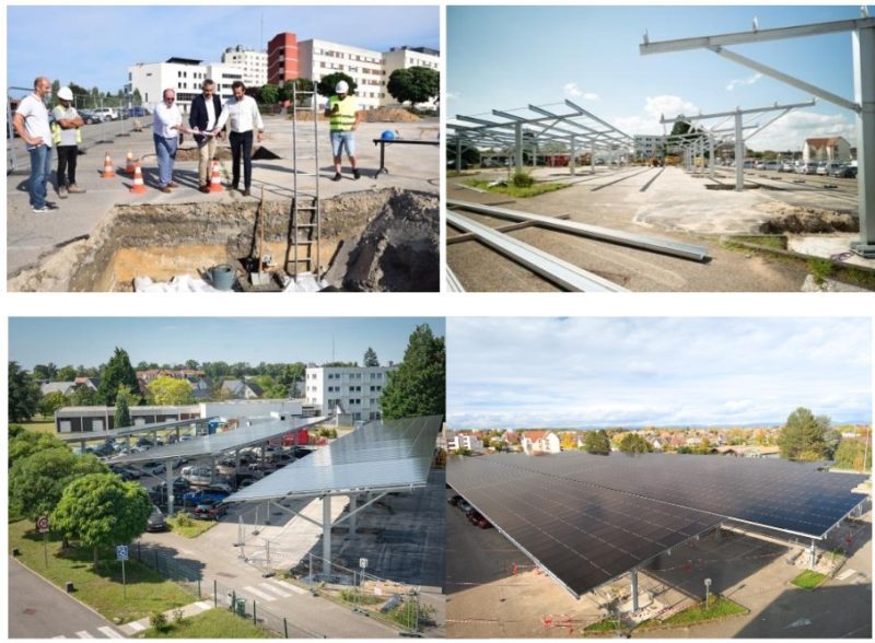 Tryba Energy met en service une ombrière photovoltaïque au centre hospitalier de Haguenau