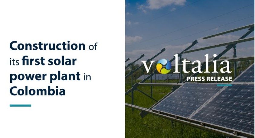 Voltalia construit sa première centrale solaire en Colombie